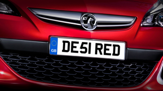 The greatest thing about the Vauxhall Astra VXR is its license plate